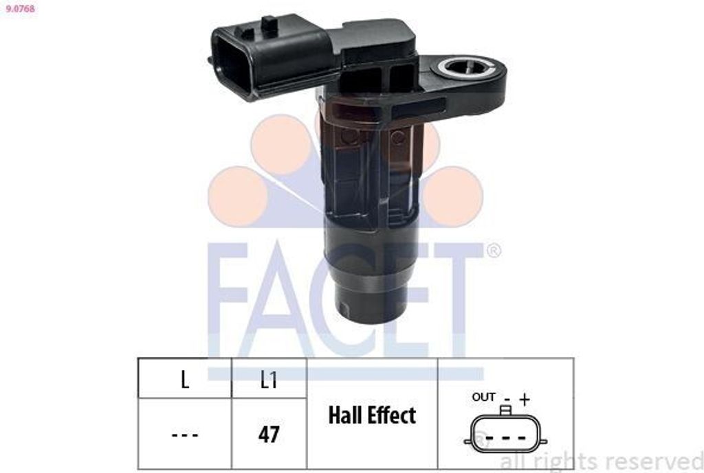 FACET 9.0768 Kurbelwellensensor Impulsgeber für RENAULT MEGANE III Grandtour (KZ0/1)