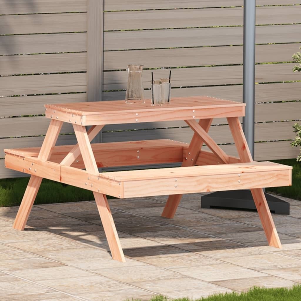 CLORIS Picknicktisch 105x134x75 cm Massivholz Douglasie Produktbild 