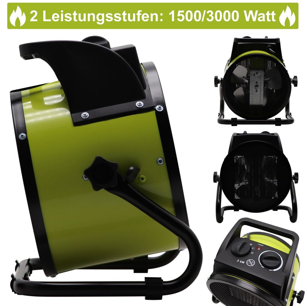 TroniTechnik® KH-503 Keramikheizer Heizlüfter Heizung 3.000 Produktbild 3