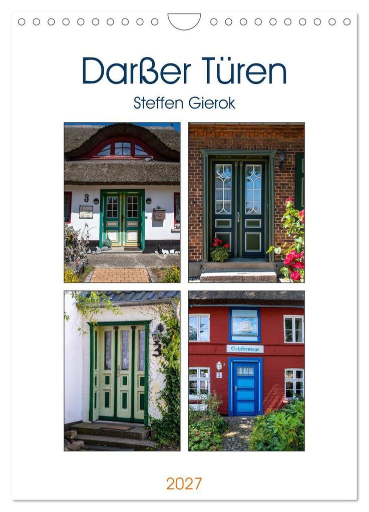 Darßer Türen (Wandkalender 2027 DIN A4 hoch), CALVENDO Monatskalender