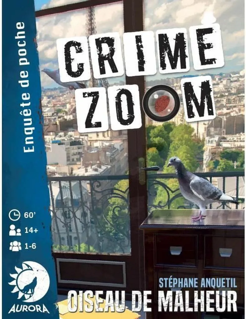 Comment résoudre une enquête ? Crime Zoom Oiseau de Malheur Jeu de Cartes