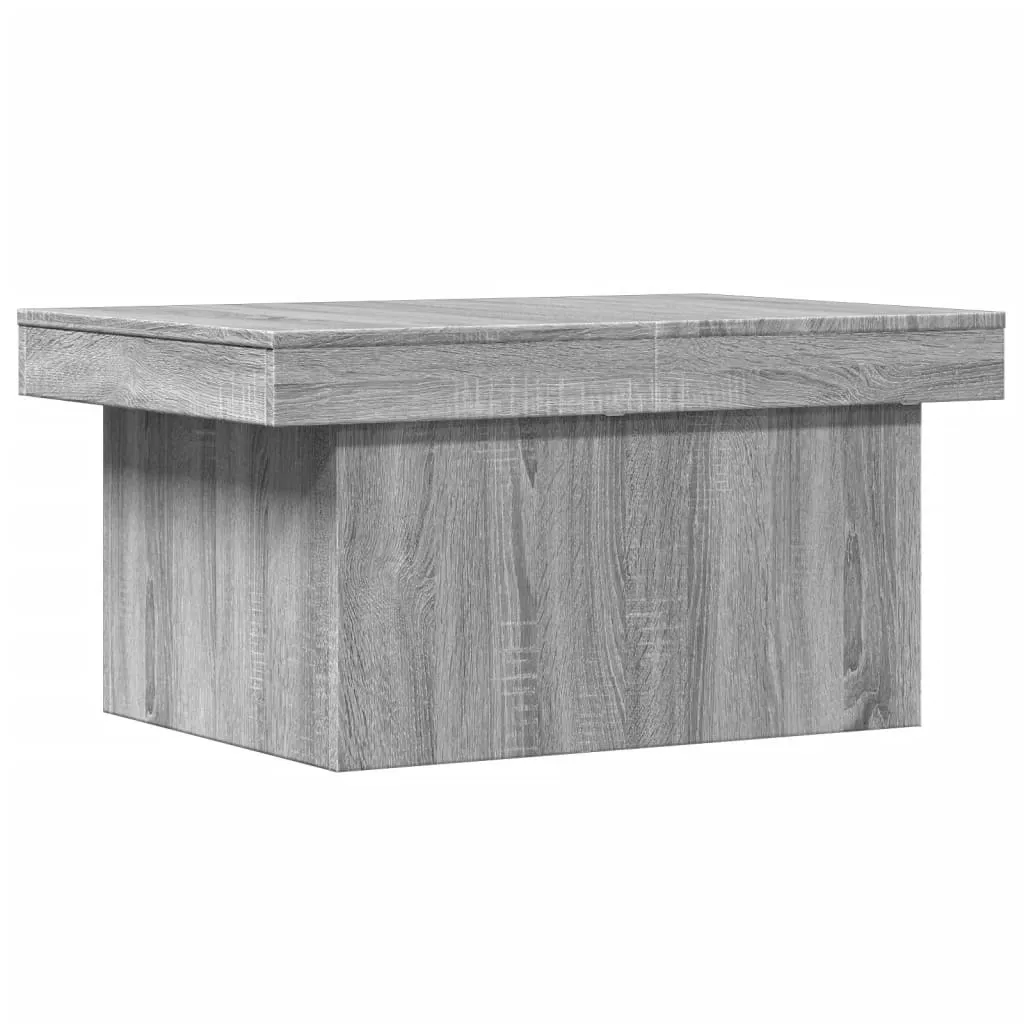 SYFAX™ Tavolino da Salotto Grigio Sonoma 100x55x40cm Legno Multistrato