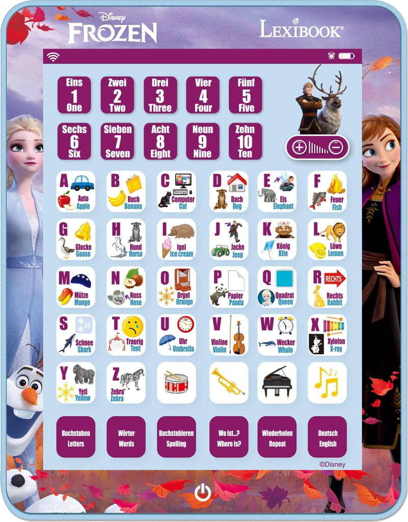 Tablette éducative allemand-anglais La reine des glaces - Image du produit 