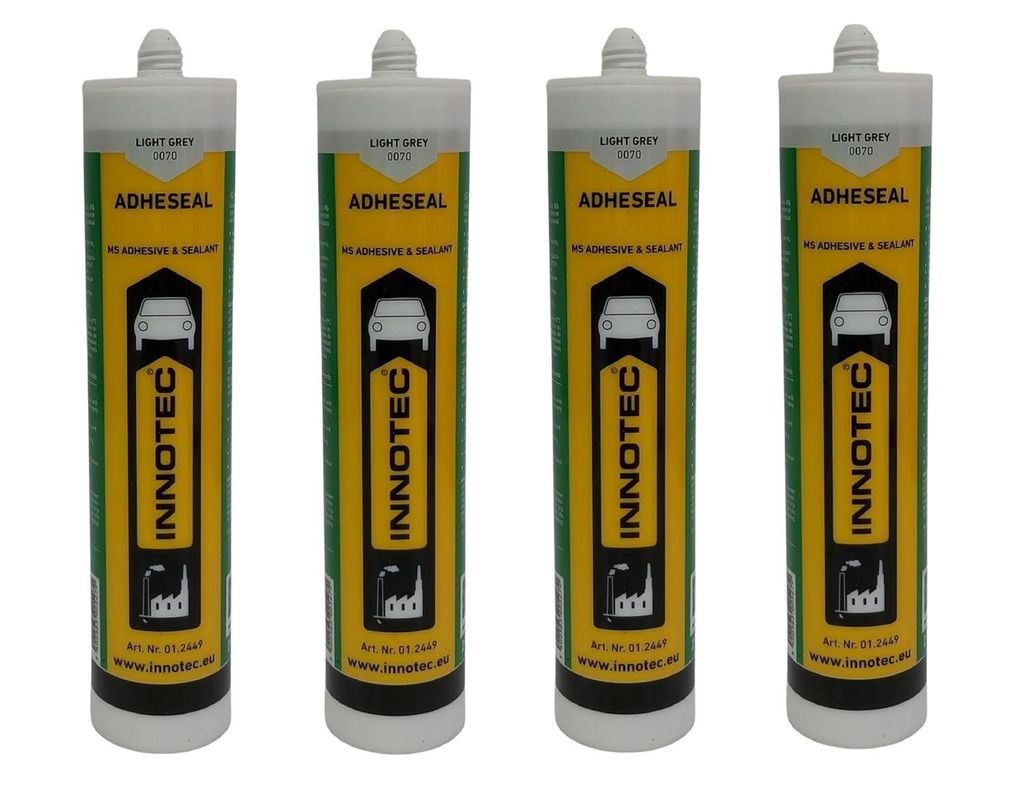 4 Stück Innotec Adheseal Hellgrau Kleb- und Dichtmasse auf Produktbild 