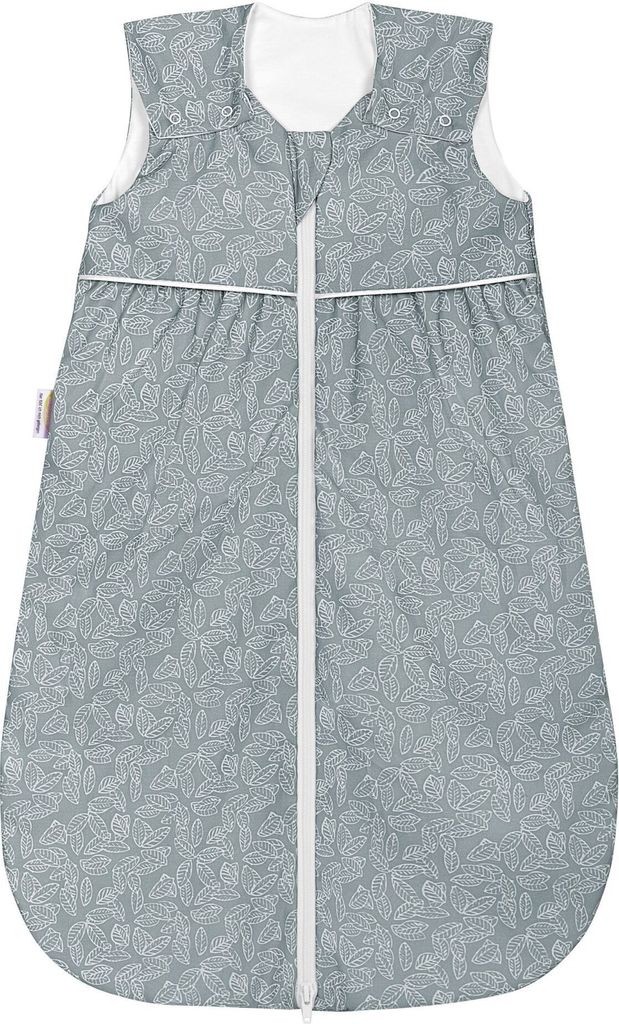 Odenwälder Sommer Schlafsack Anni light white leaves TOP