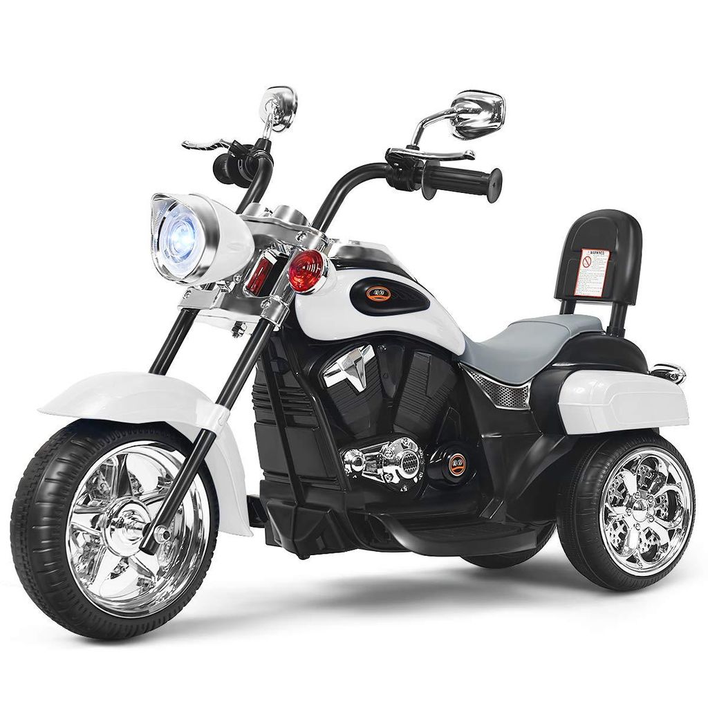 COSTWAY 6V elektrická motorka s nastavitelným světlometem Obrázek produktu 