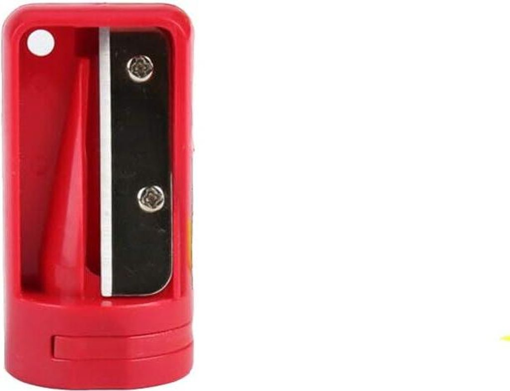 Zimmermanns Bleistiftspitzer Holzwerkzeug Schneider Schmale Schleifwerkzeuge Holzverarbeitung Handwerkzeug (2 Stück Rot)