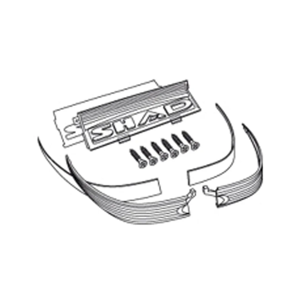 Réflecteur SHAD D1B50CAR rouge pour top case SH50 - Pièce d'origine