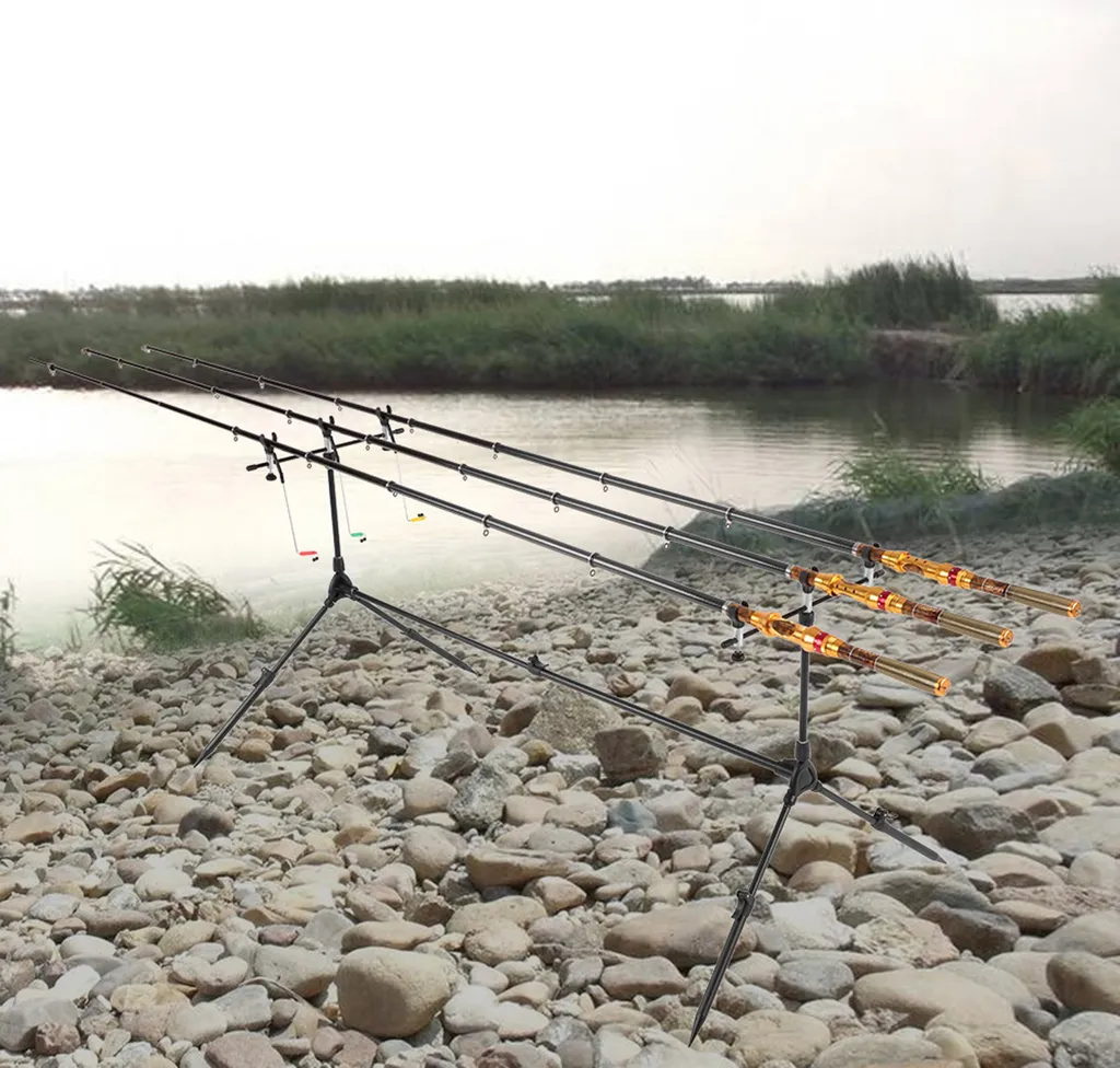 Support de Canne à Pêche Tri-Pod avec Système d'Alarme et Indicateurs - 9