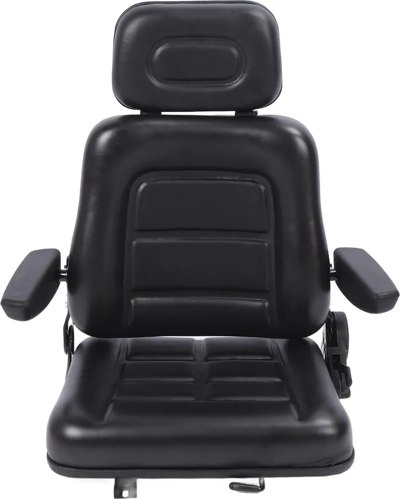Siège conducteur pour tombereau avec glissière et maintien ergonomique
