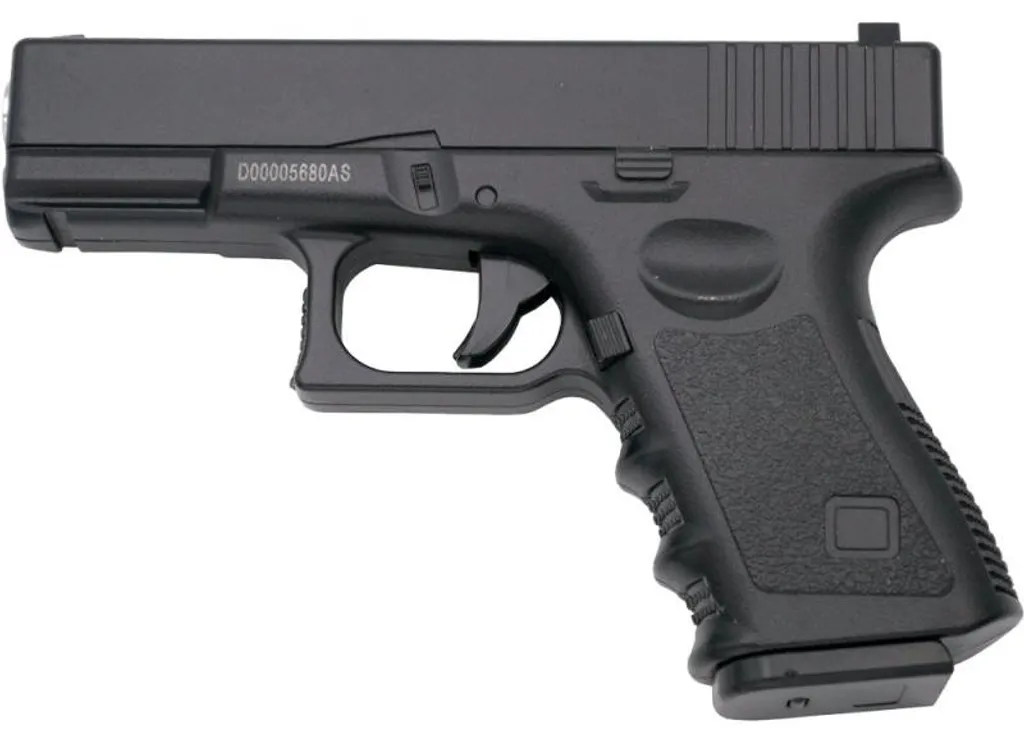 Pistolet Airsoft à Ressort G15 Galaxy - Réplique Full Metal Noire