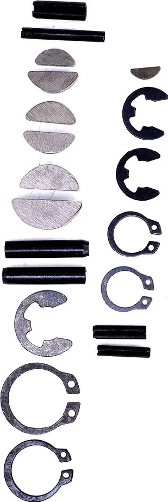 Kit de fixation mécanique 450 pièces : ressorts, clips E et goupilles