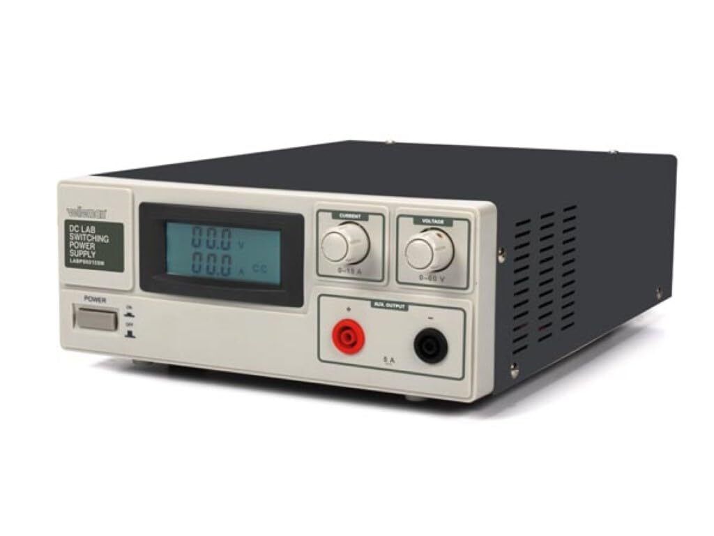 Velleman Labornetzgerät, Schaltnetzteil, einstellbar, 0-60 VDC/0-15 A, Strombegrenzung,