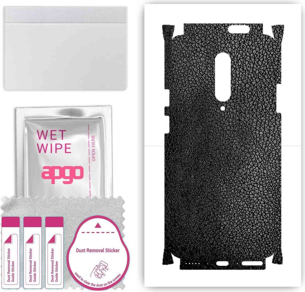 apgo Rückseite + Seiten Schutzfolie, Skin, kompatibel mit OnePlus 7 Pro 5G, Hinten Displayschutzfolie aus Vinylfolie, kratzfest, einfache Montage ...