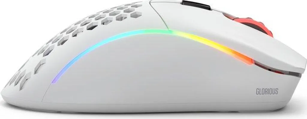 Glorious Model D- Wireless Blanc Mat : Souris USB Ultra-Légère Ergonomique - 4
