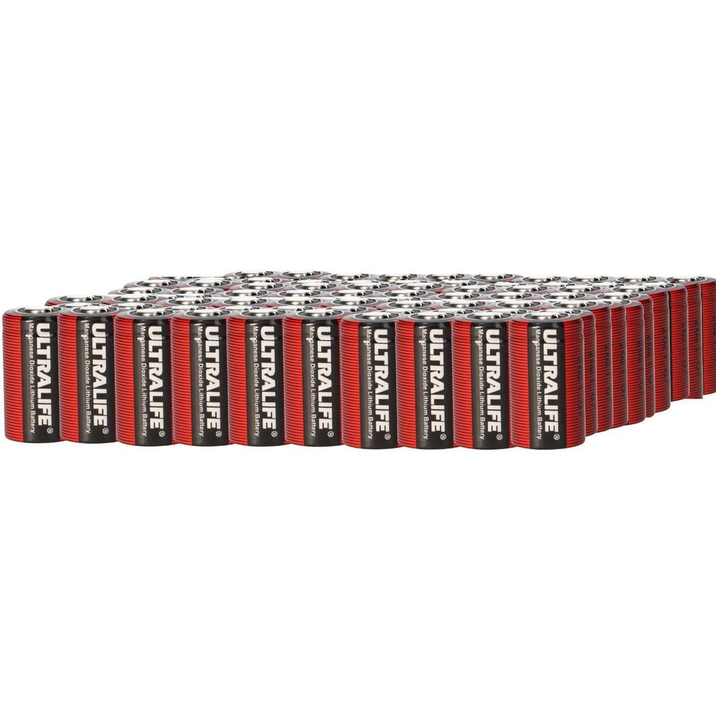100x Ultralife CR2 3V 0,9Ah Lithium Batterie Fotobatterie