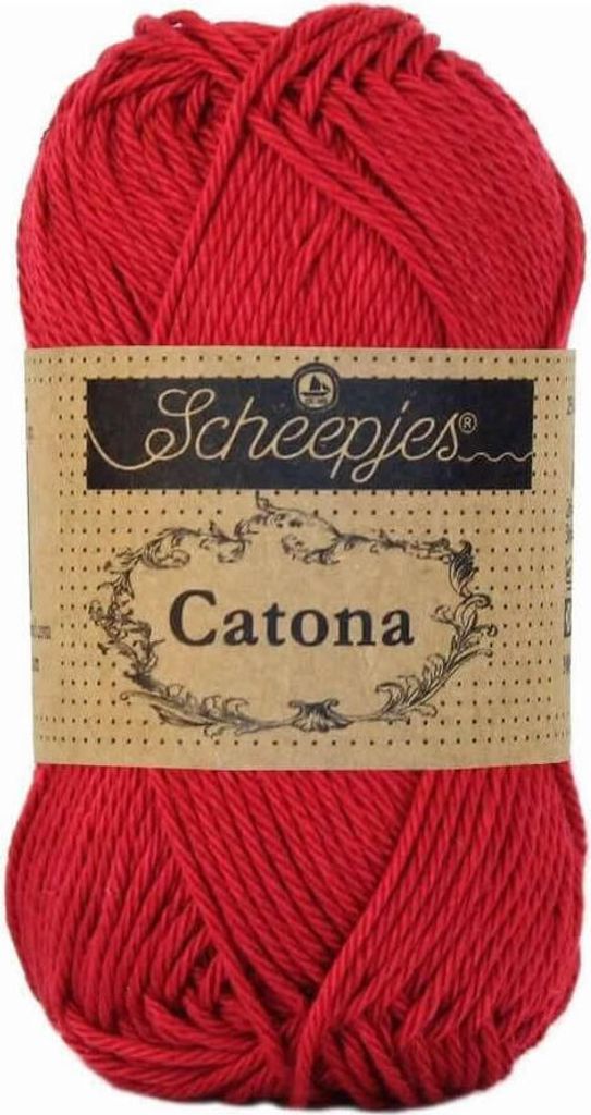 Włóczka Scheepjes Catona 192 / 10 g - szkarłat Zdjęcie produktu 