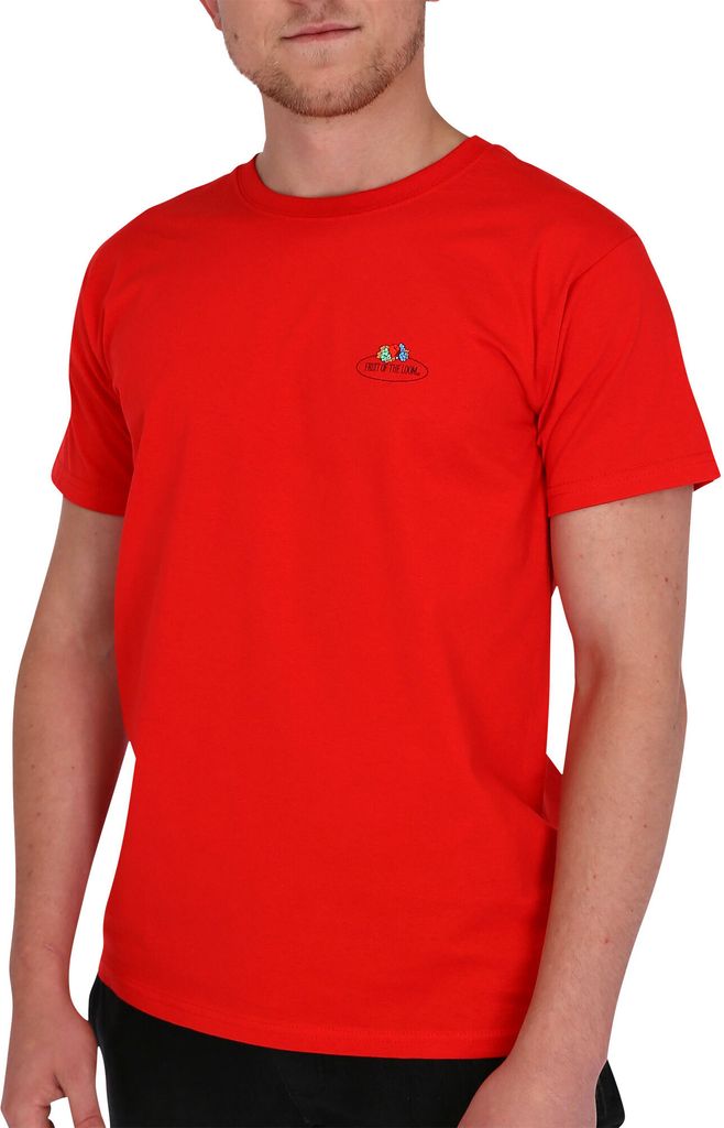 Fruit of the Loom Valueweight T mit Vintage-Logo Farbe: Rot (rot 40) Größe: M