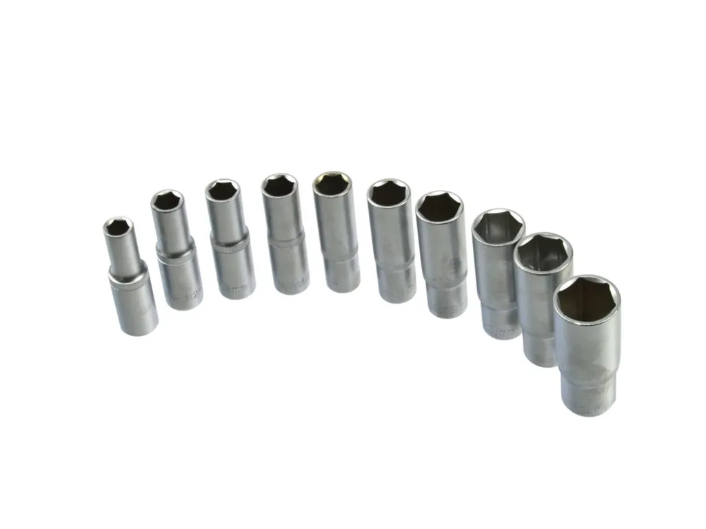 Douilles Longues 1/2 10-24mm G545 : Accédez aux Écrous Profonds en Acier CrV