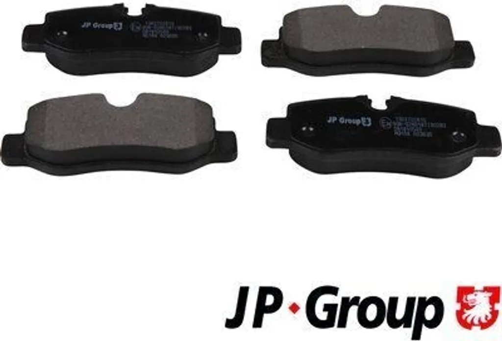 Plaquettes de frein arrière JP GROUP 1363702810 pour Mercedes Vito W447