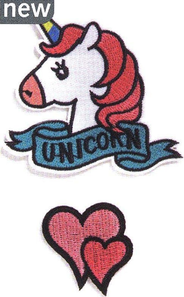 Bügel-Sticker Einhorn