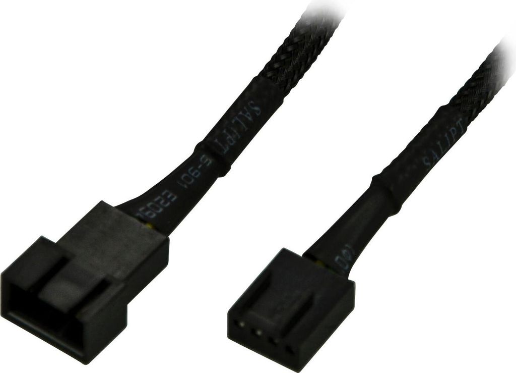 AKASA Akasa 30cm Kabel mit 4pin Steckern für PWM und 3pin Lüfter