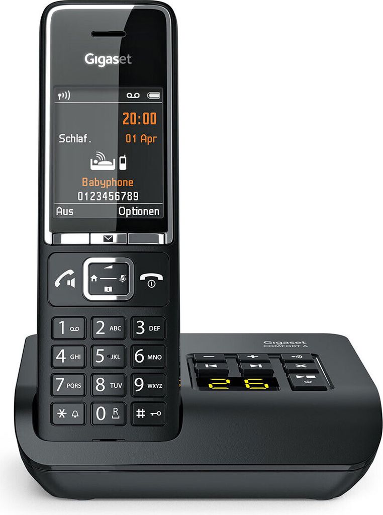 COMFORT 550A schwarz Schnurloses Telefon Produktbild 