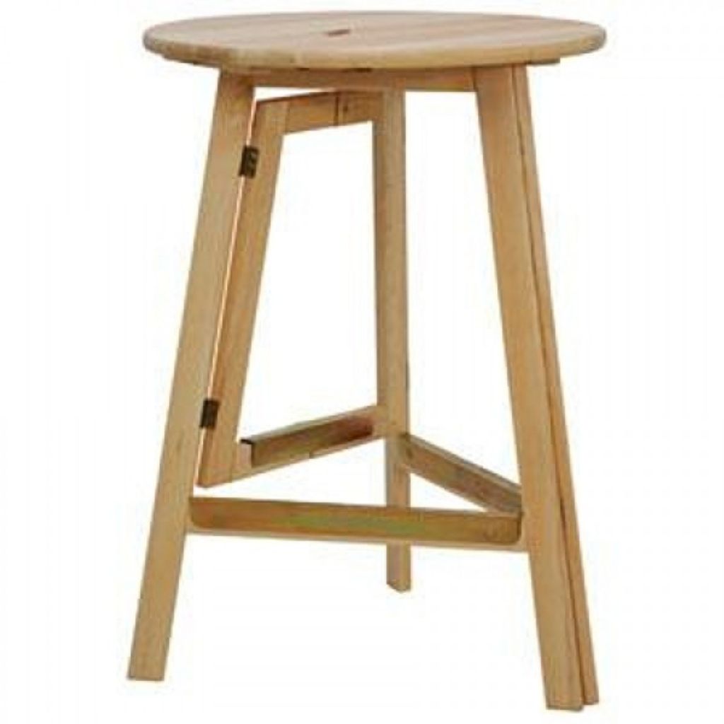 Stehtisch Ø 78 cm, komplett aus Kiefernholz Gestell Produktbild 5