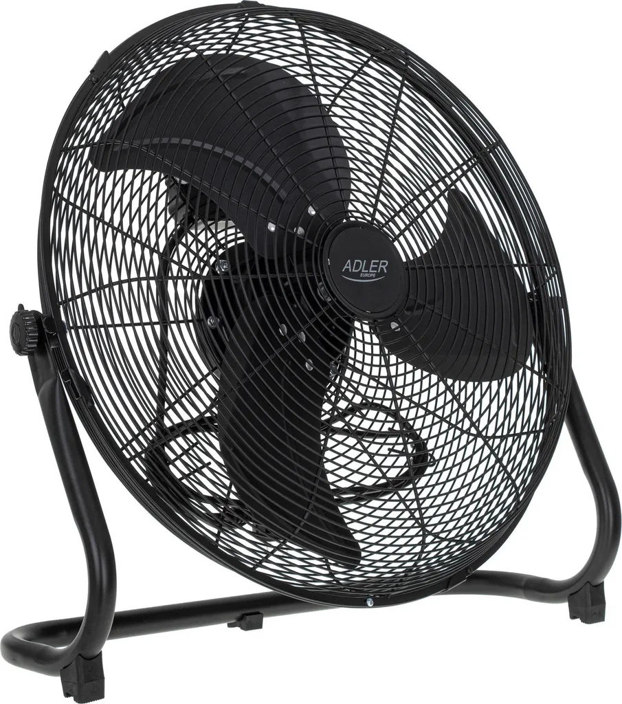 Ventilateur de sol chromé ADLER AD7334 de 45cm avec inclinaison réglable 110W - 3