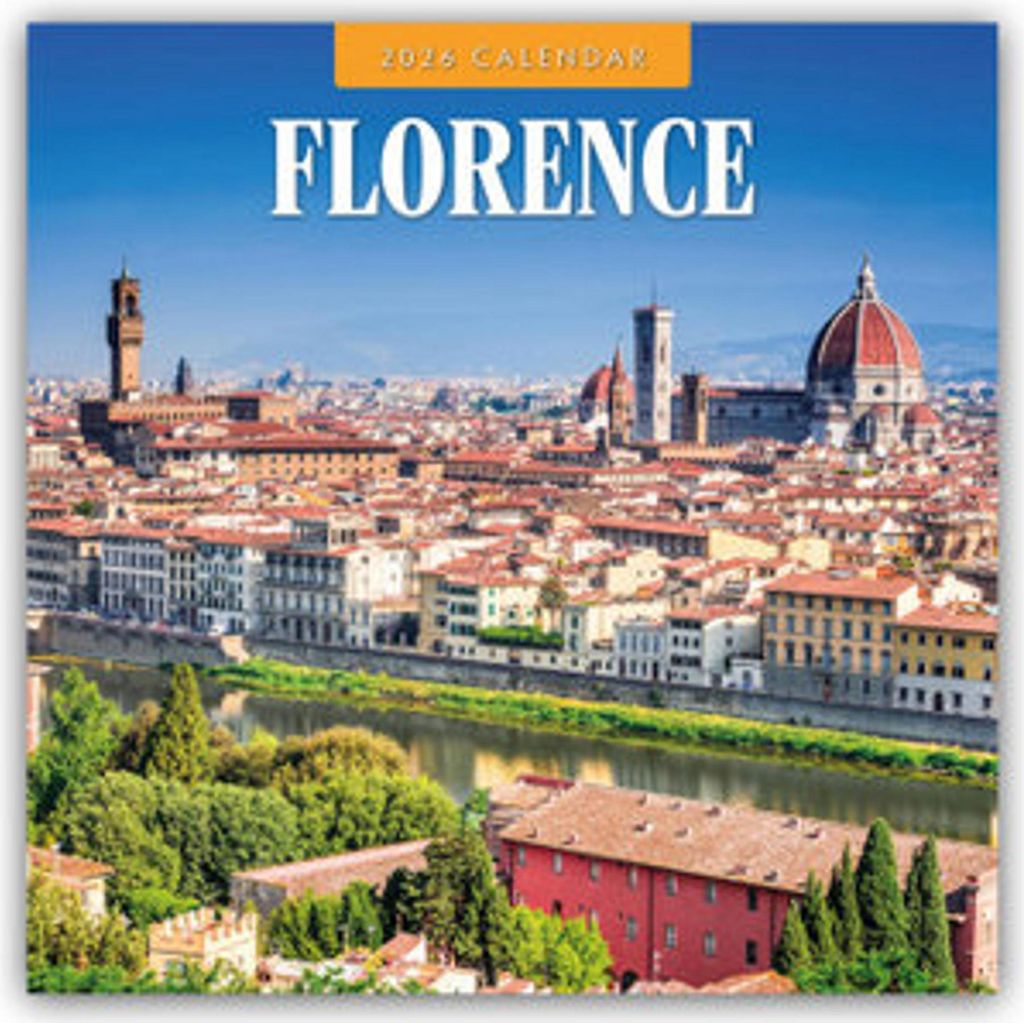 Florence - Florenz 2025 - 16-Monatskalender