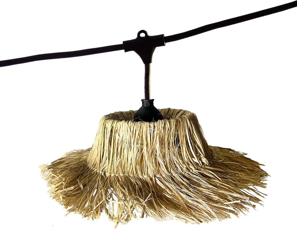 Éclairage terrasse bohème : guirlande 6m raccordable TAHITI LIGHT