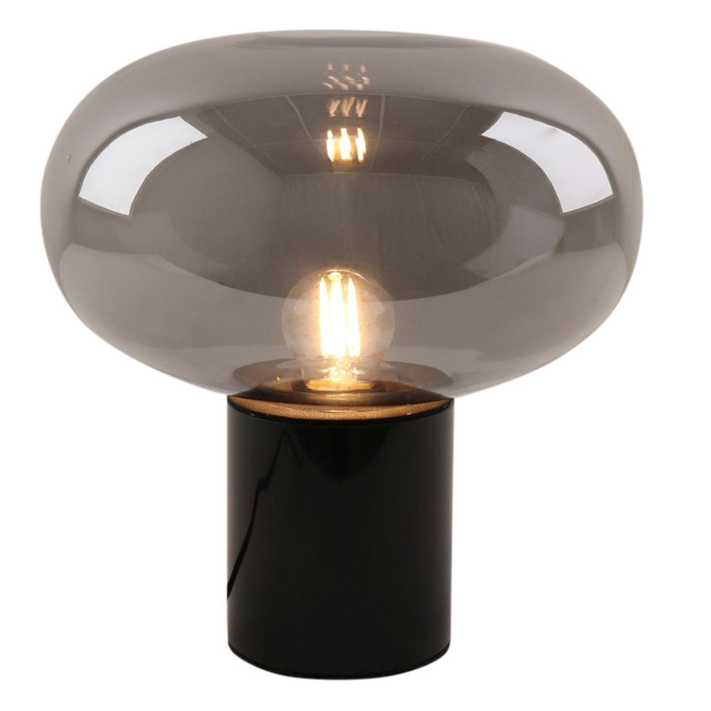 Olucia - ALAN - Tischlampe - Grau / Schwarz Produktbild 