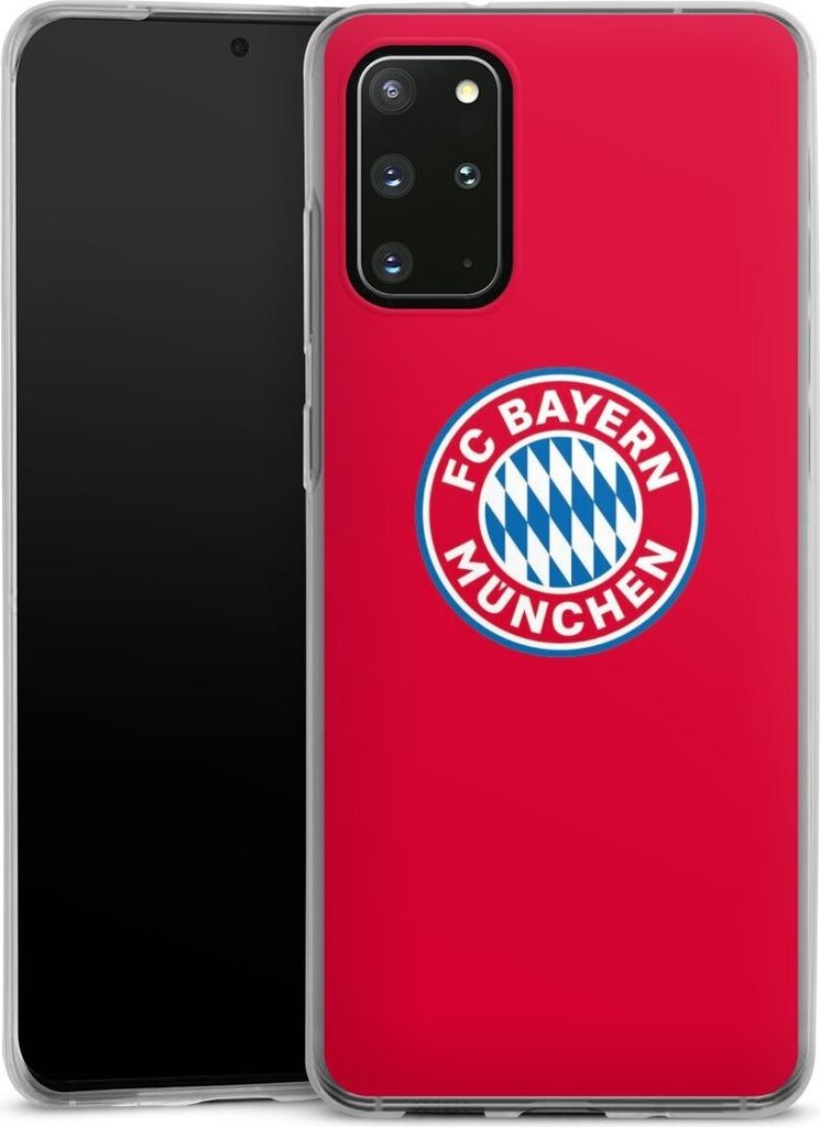 DeinDesign Slim Hülle für Samsung Galaxy S20 Plus Silikon Case Ultra Dünn Handyhülle FC Bayern München FCB Logo