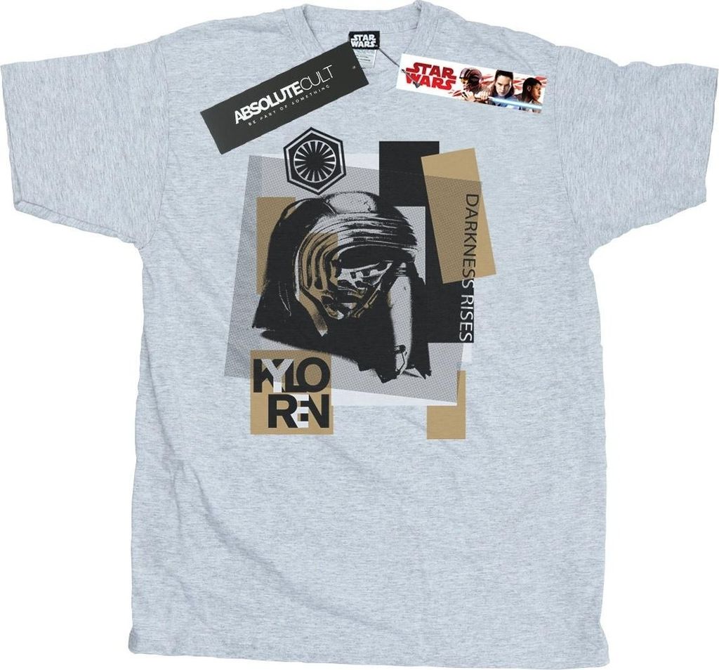 Star Wars - "The Last Jedi" T-Shirt für Herren BI46949 (L) (Grau)