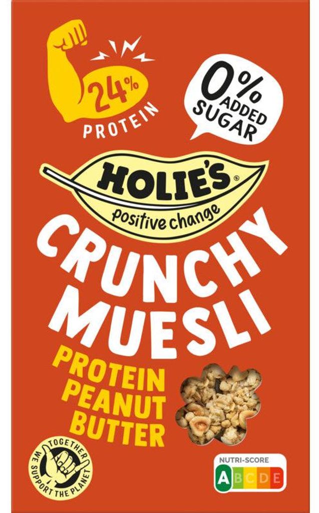 Holie's Crunchy Muesli con proteine e burro di arachidi, Immagine del prodotto 