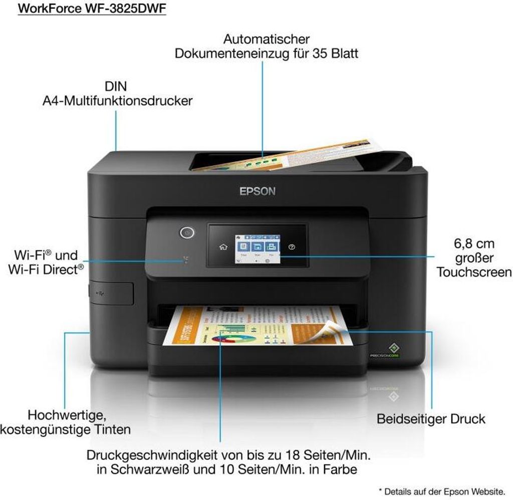 Epson WorkForce Pro WF-3825DWF Produktbild 11