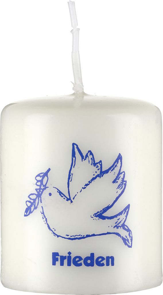 Kerze Friedenstaube, Osterkerze, Friedenskerze, Produktbild 