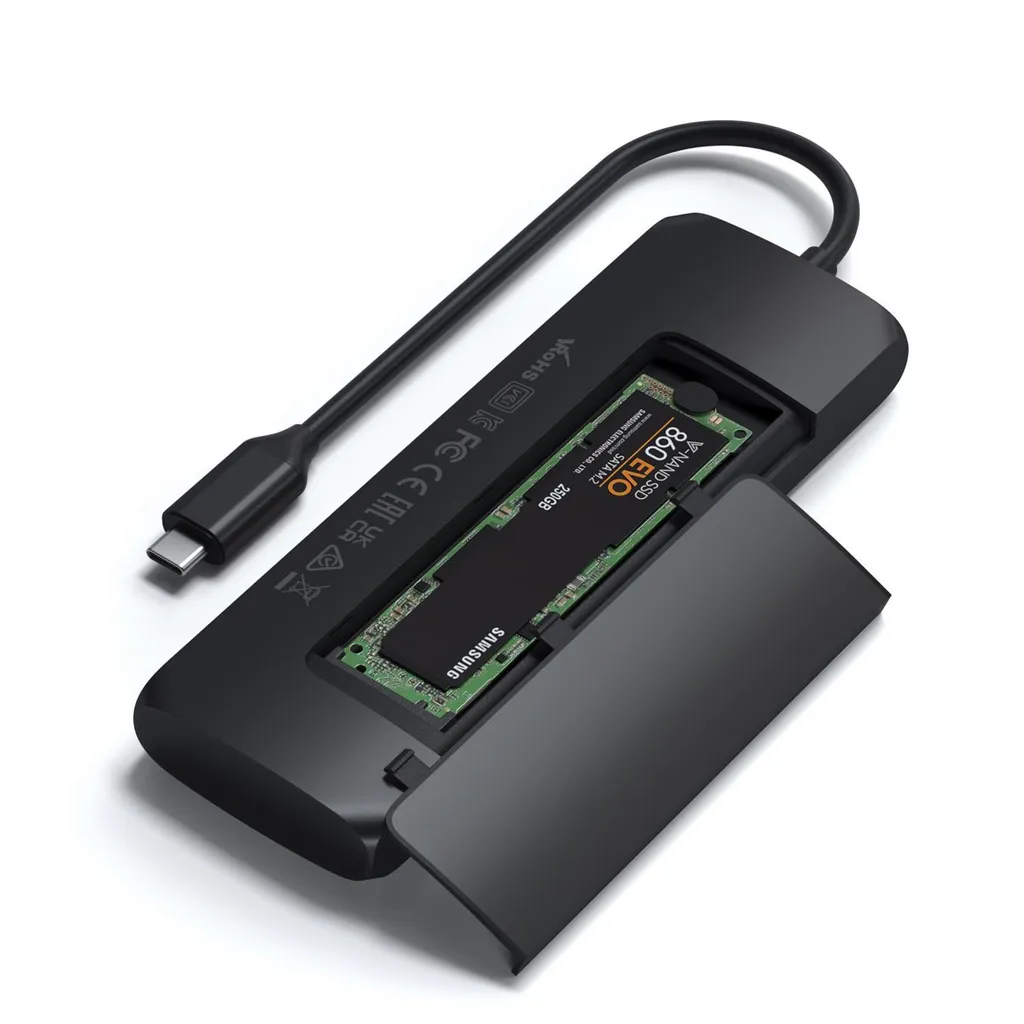 Station d'Accueil USB-C avec Stockage SSD M.2 pour MacBook et iPad Pro