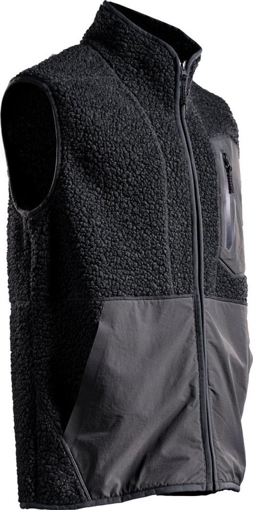 Mascot Faserpelz Thermo-Weste mit Reißverschluss Gr. 3XL, schwarz