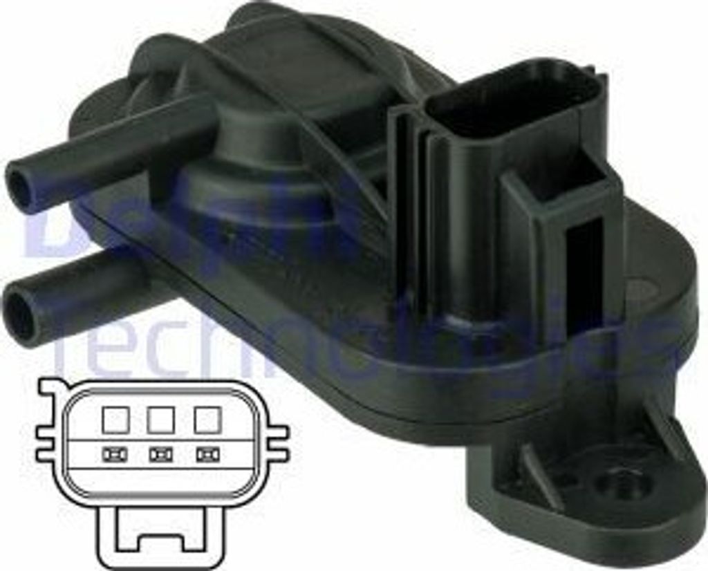 Sensor, Abgasdruck DELPHI DPS00010