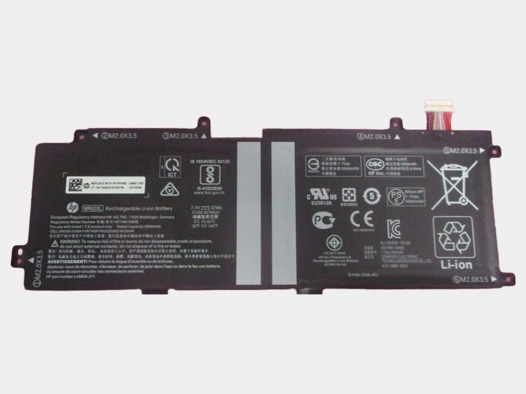 Batterie Interne Li-ion pour PC HP 47Wh 3.64Ah Modèle M33875-005