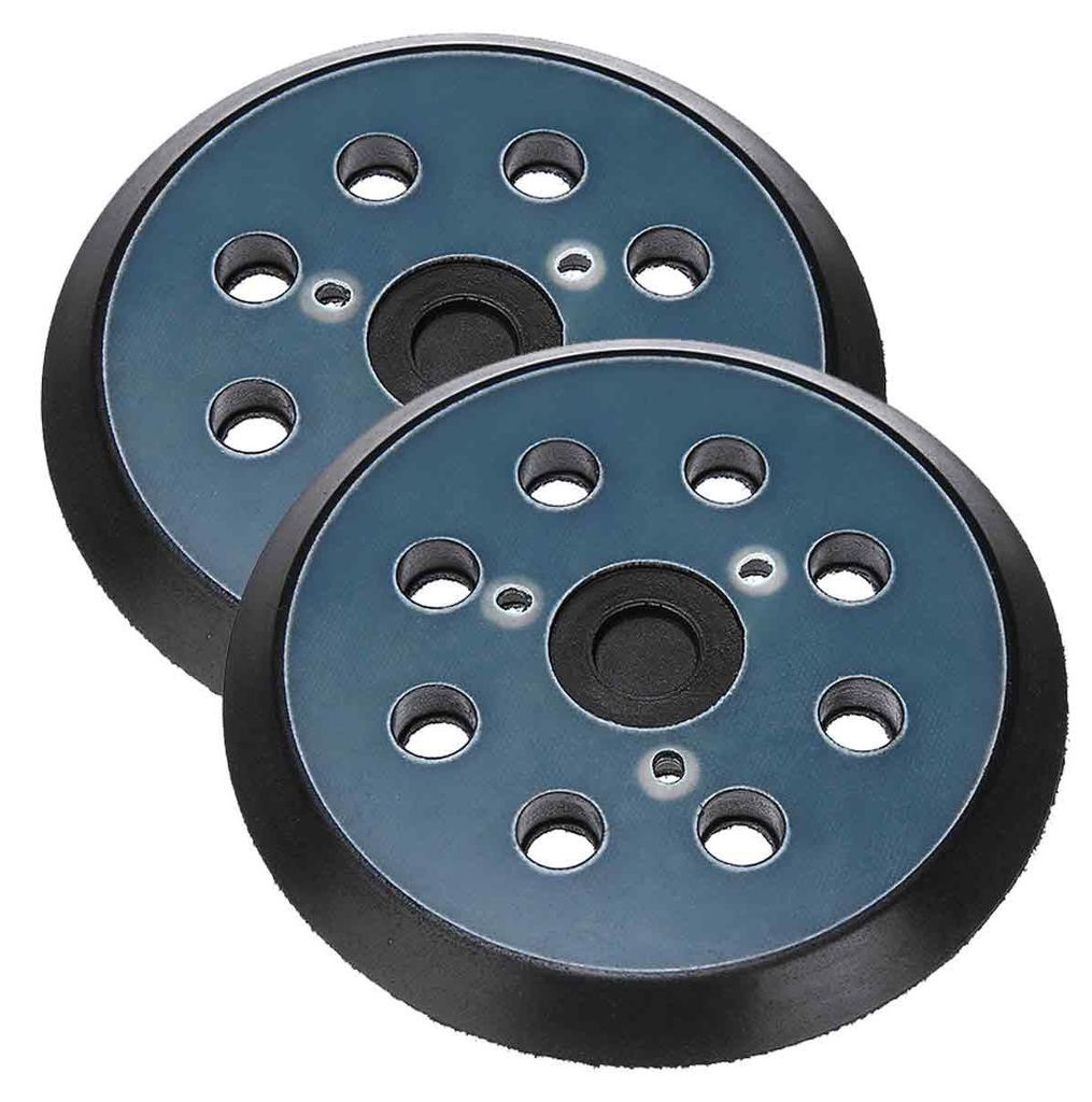 2er-Packung mit 2 Schleifpads für 8-Loch 125mm Exzenterschleifer. Kompatibel mit Makita M9204 BO5030 BO5031 DBO180Z BO8041 DBO180RMJ BO5041 BO5010...