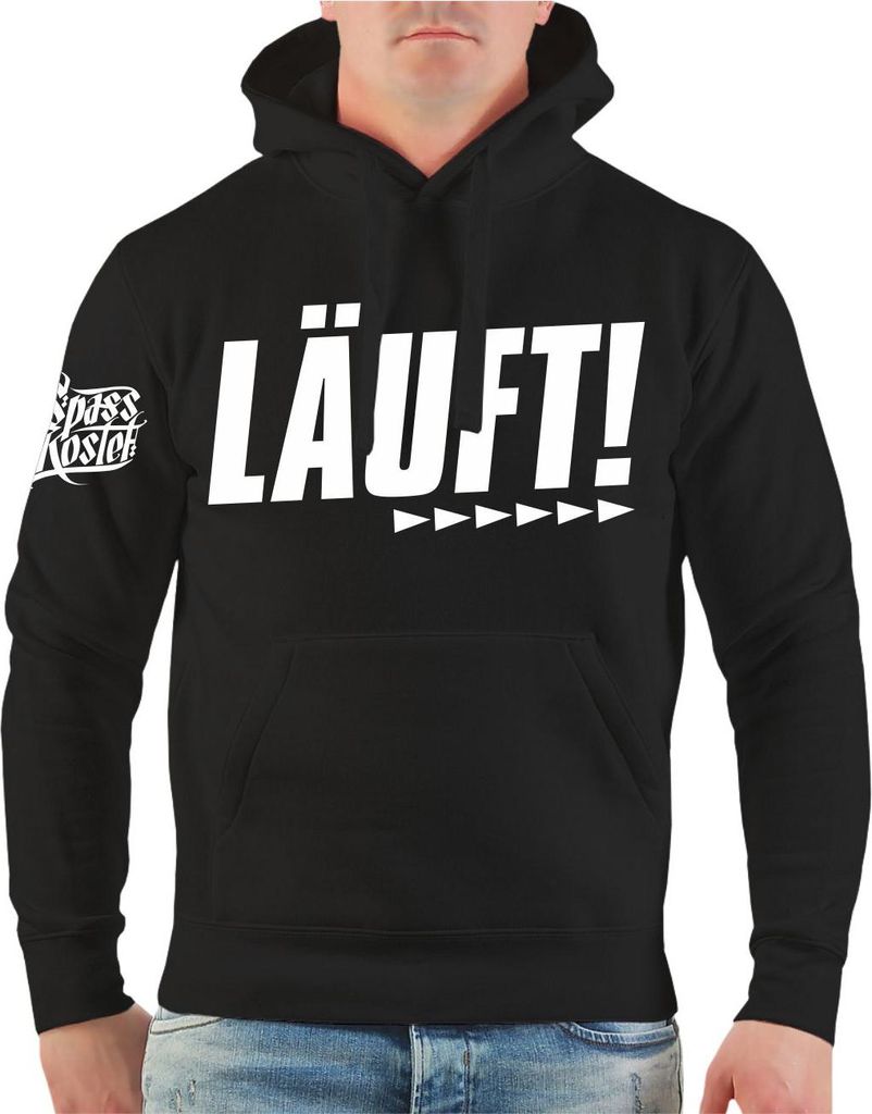 Herren Kapuzenpullover Läuft