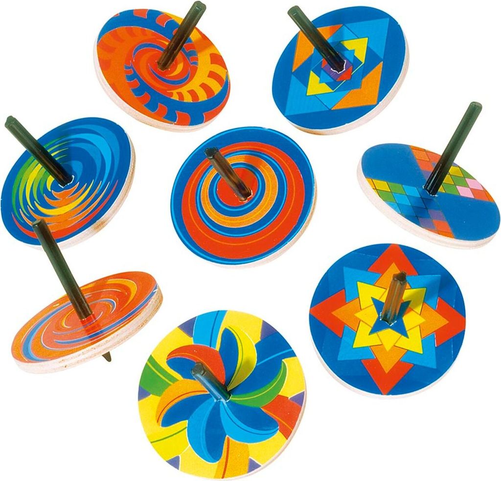Assortimento di trottole colorate II Immagine del prodotto 
