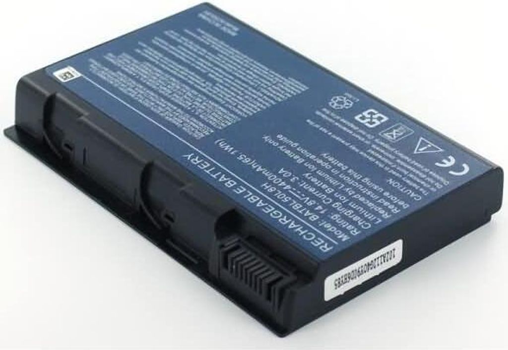 Akku für Acer BATBL50L8H Li-Ion 14,8 Volt 4400 mAh schwarz.