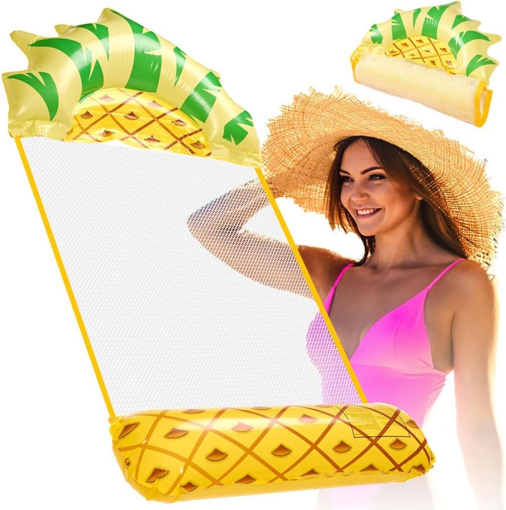 Aufblasbare Matratze Schwimmsessel Ananas