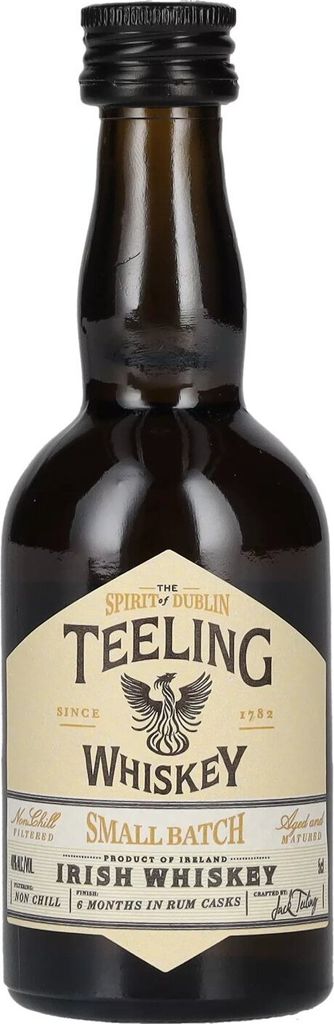 Teeling Whiskey SMALL BATCH Irish Whiskey Rum Cask 46% Vol. 0,05l