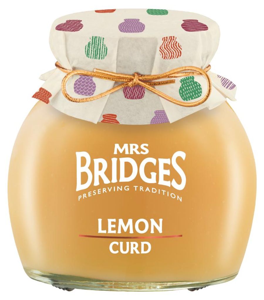 Mrs. Bridges Lemon Curd Traditioneller englischer Produktbild 