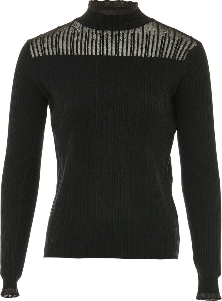 NAEMI damen strickpullover - schwarz, XS/S