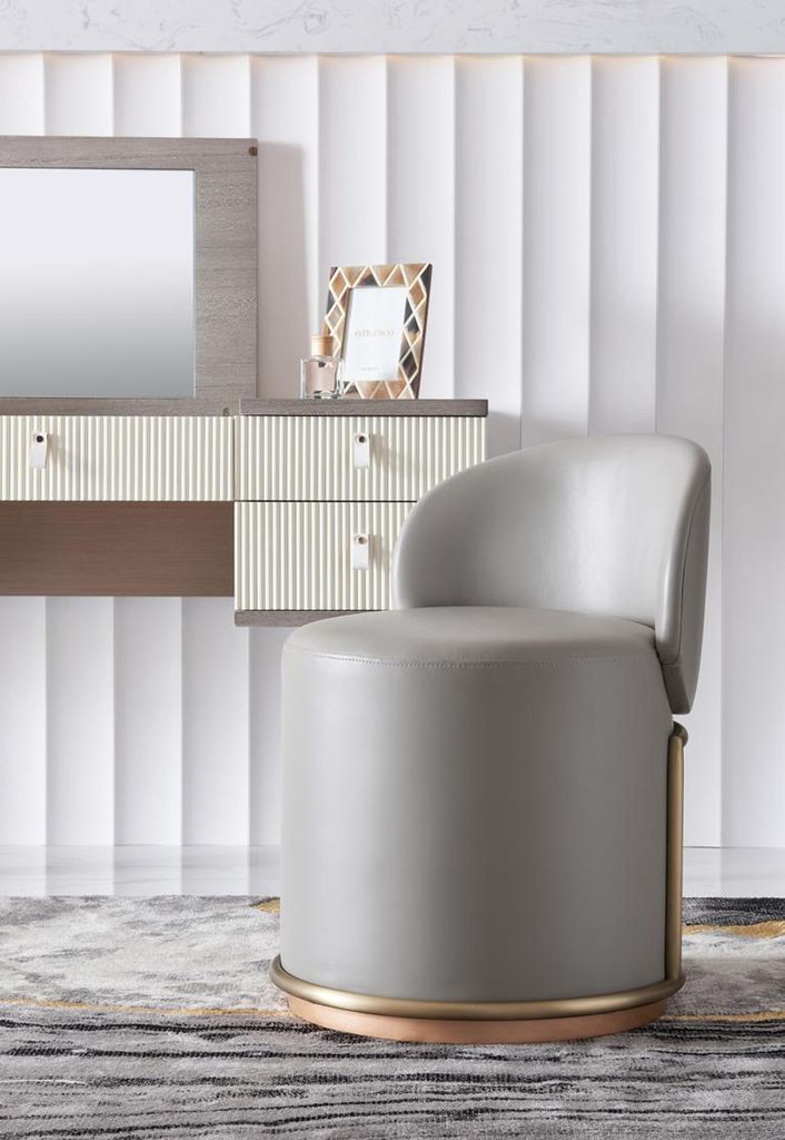 Schminktisch Konsolen Tisch Sekretär Kosmetik Spiegel Kommode Hocker Tische 2tlg